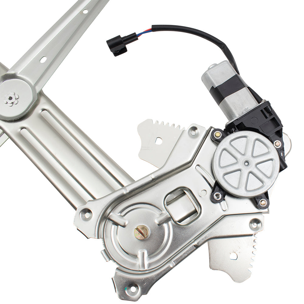 Passenger Rear Power Window Lift Regulator & Motor Assembly Compatible with 02-08 1500 Crew Cab 03-09 2500 Crew Cab 03-10 3500 Crew Cab Pickup Truck 55276102AD