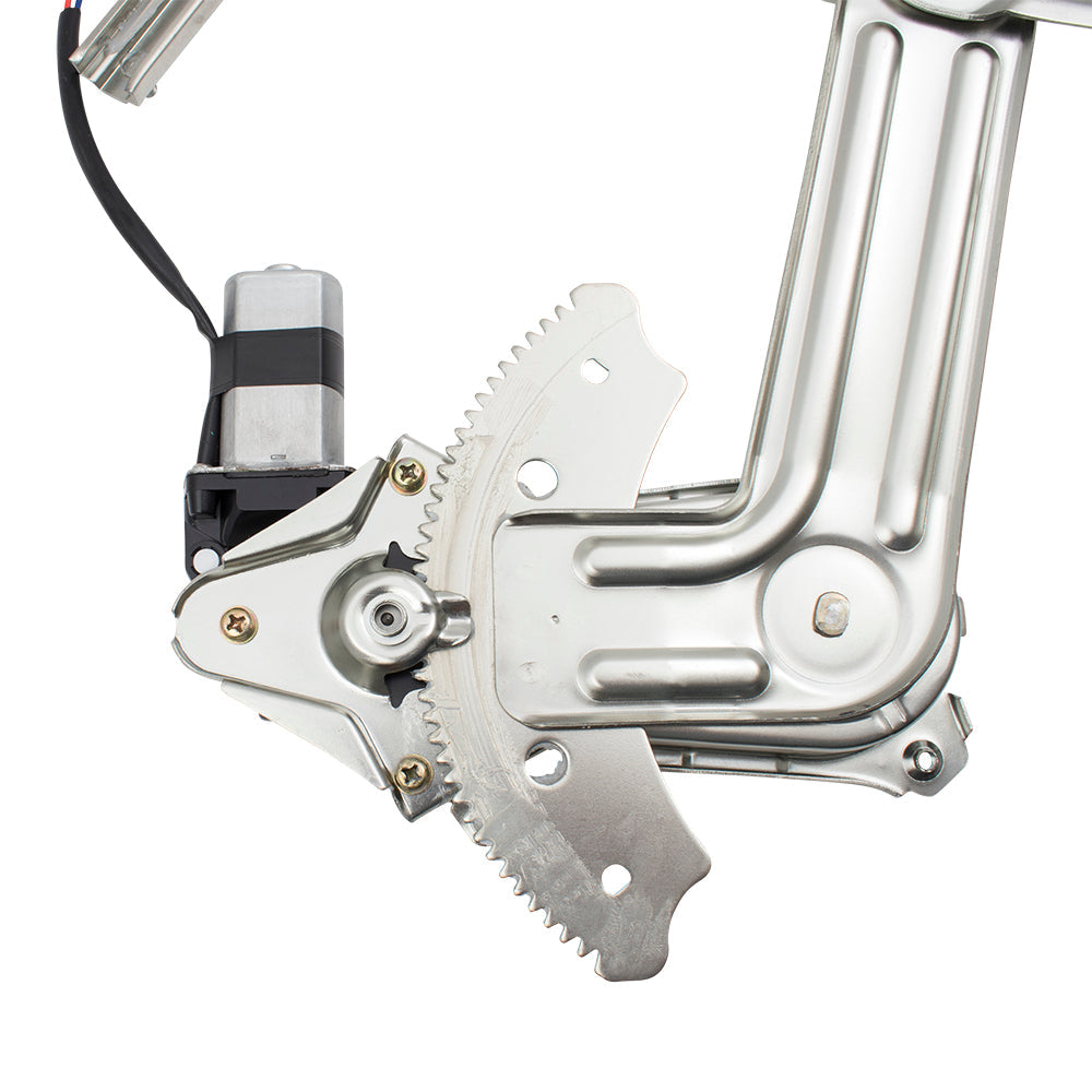 Passenger Rear Power Window Lift Regulator & Motor Assembly Compatible with 02-08 1500 Crew Cab 03-09 2500 Crew Cab 03-10 3500 Crew Cab Pickup Truck 55276102AD