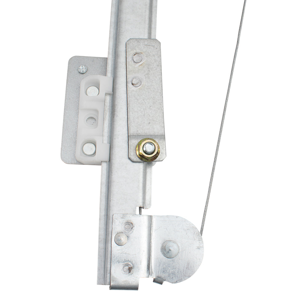 Front Driver Passenger Side Power Window Regulator with Motor and Upgraded Glass Guide Set Compatible With 2012-2019 500/500c 2013-2019 500e