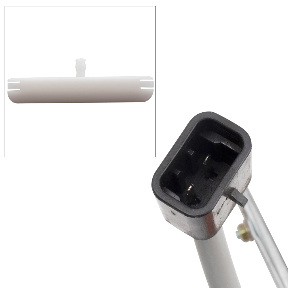 Drivers Power Window Regulator w/Motor Compatible with 12-18 500 500c Front Assembly with Door Glass Run Channel Guide Clip 68070267AE 751-648