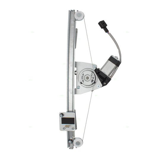 Front Passenger Side Power Window Regulator with Motor and Upgraded Glass Guide Compatible With 2012-2019 500/500c 2013-2019 500e