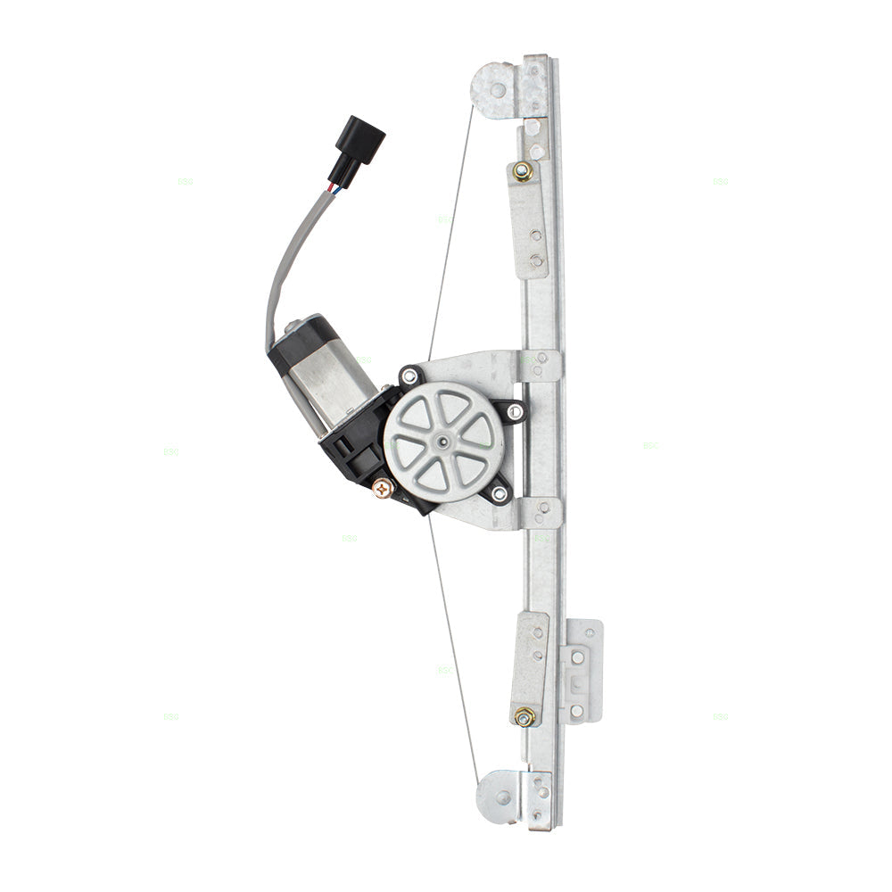 Front Passenger Side Power Window Regulator with Motor and Upgraded Glass Guide Compatible With 2012-2019 500/500c 2013-2019 500e