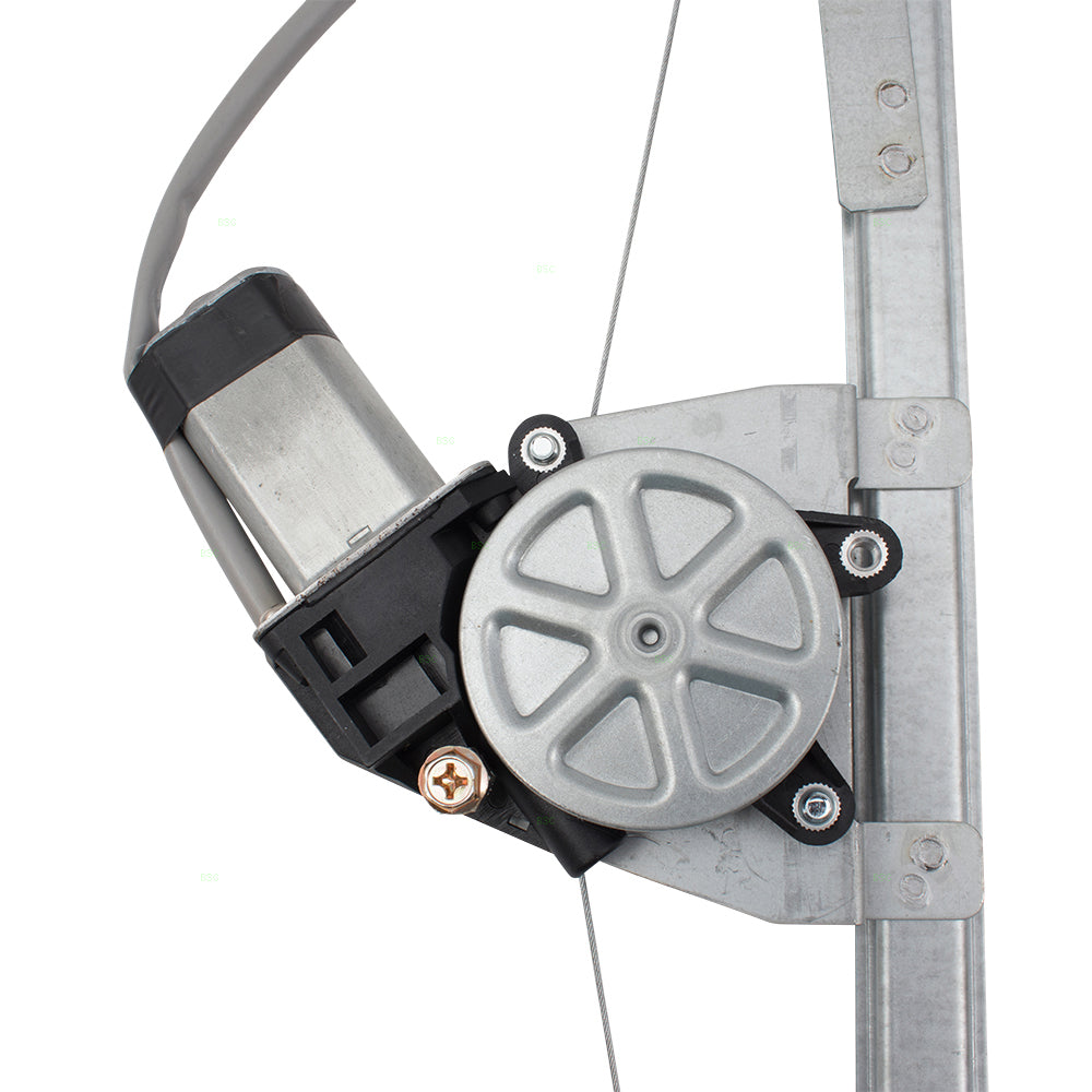 Front Passenger Side Power Window Regulator with Motor and Upgraded Glass Guide Compatible With 2012-2019 500/500c 2013-2019 500e