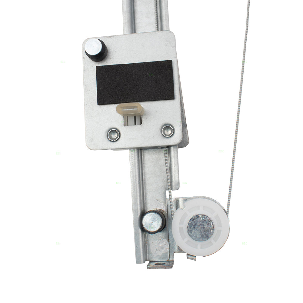 Front Passenger Side Power Window Regulator with Motor and Upgraded Glass Guide Compatible With 2012-2019 500/500c 2013-2019 500e