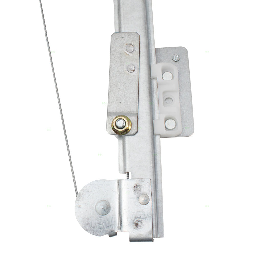 Front Passenger Side Power Window Regulator with Motor and Upgraded Glass Guide Compatible With 2012-2019 500/500c 2013-2019 500e