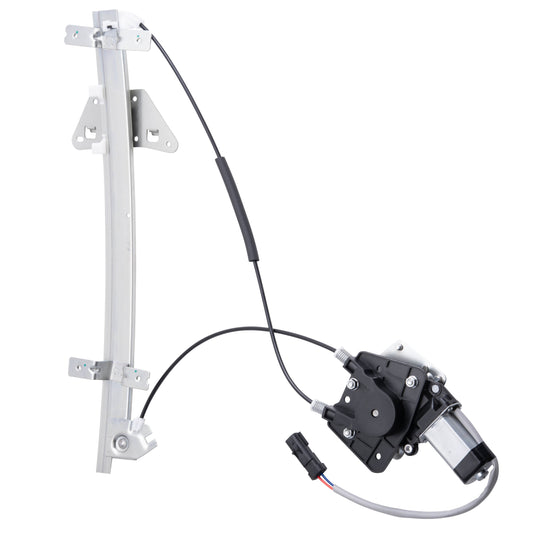 Driver and Passenger Front Power Window Regulators & Motors Compatible with 2000-2004 Dakota Quad Cab Pickup Truck