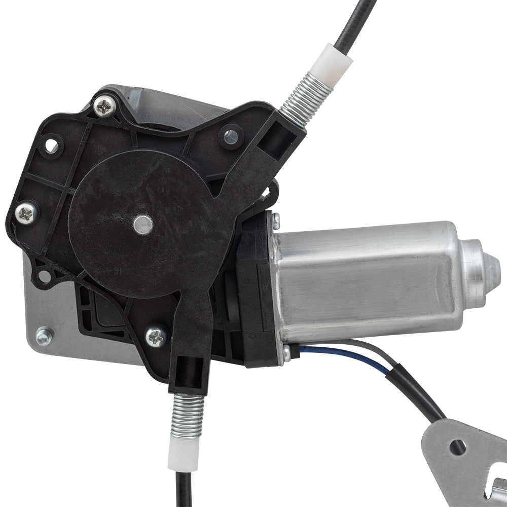 Passenger Rear Power Window Regulator with Motor Assembly Compatible with 2000-2004 Dakota Quad Cab Pickup Truck