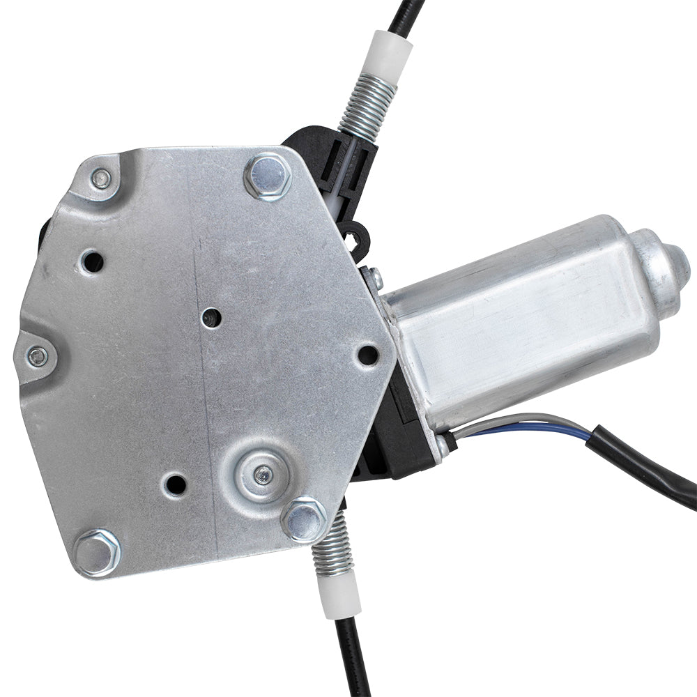 Driver Rear Power Window Regulator with Motor Assembly Compatible with 2000-2004 Dakota Quad Cab Pickup Truck