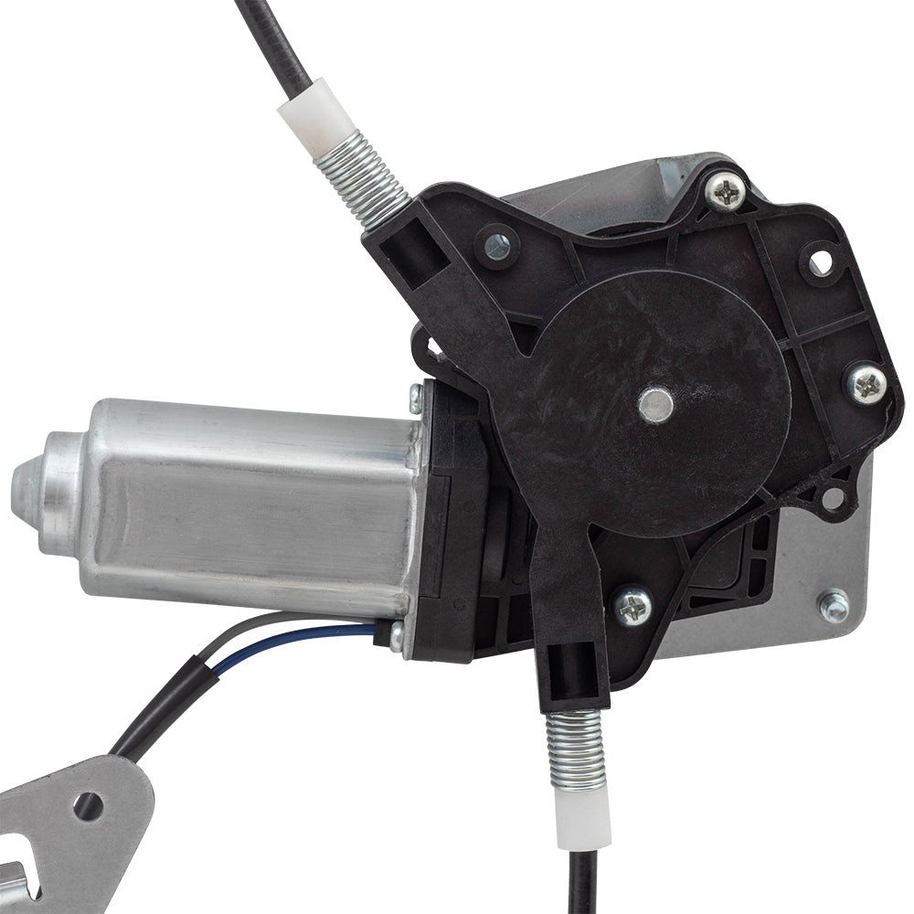 Driver Rear Power Window Regulator with Motor Assembly Compatible with 2000-2004 Dakota Quad Cab Pickup Truck
