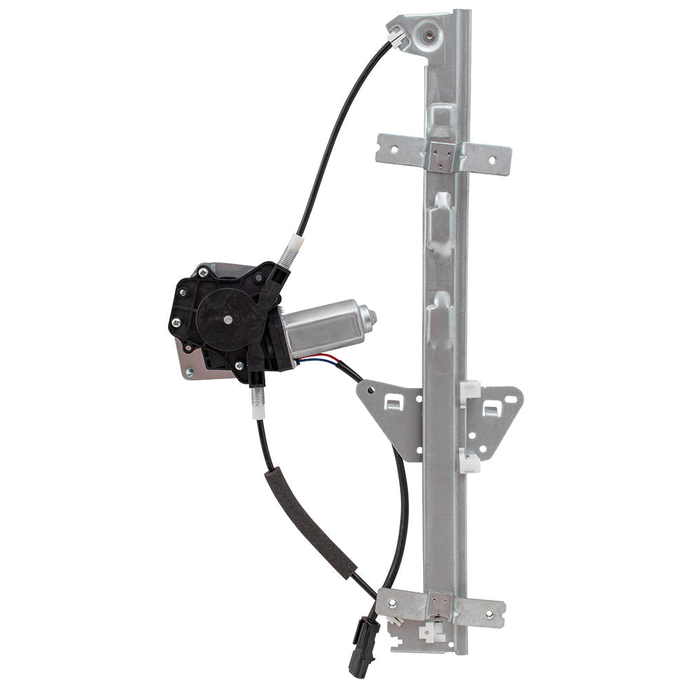 Passenger Rear Power Window Regulator with Motor Assembly Compatible with 2000-2004 Dakota Quad Cab Pickup Truck