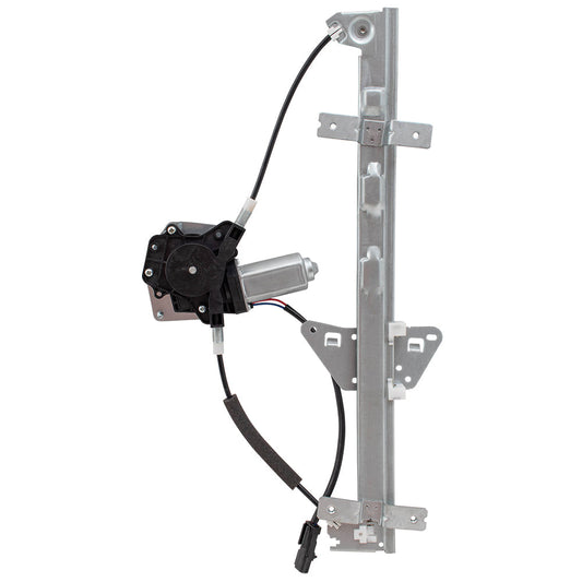 Passenger Rear Power Window Regulator with Motor Assembly Compatible with 2000-2004 Dakota Quad Cab Pickup Truck