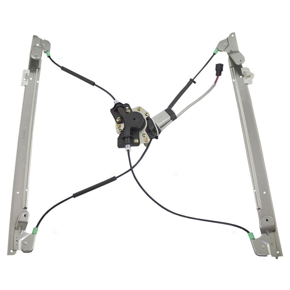 Drivers Front Power Window Lift Regulator with Motor Assembly Compatible with 2001-2003 Caravan Town & Country Voyager Van 5135251AA