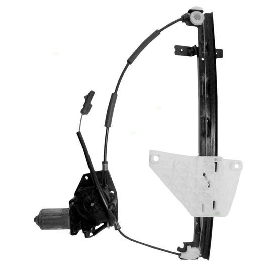 Driver Rear Power Window Lift Regulator with Motor Assembly Compatible with 1999-2000 Grand Cherokee 55076469