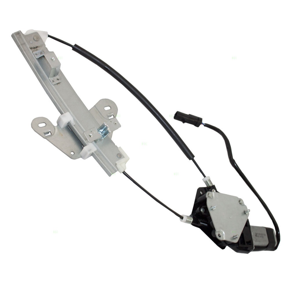 Driver Rear Power Window Lift Regulator with Motor Assembly Compatible with 2001-2006 Stratus Sebring Sedan 5016519AB