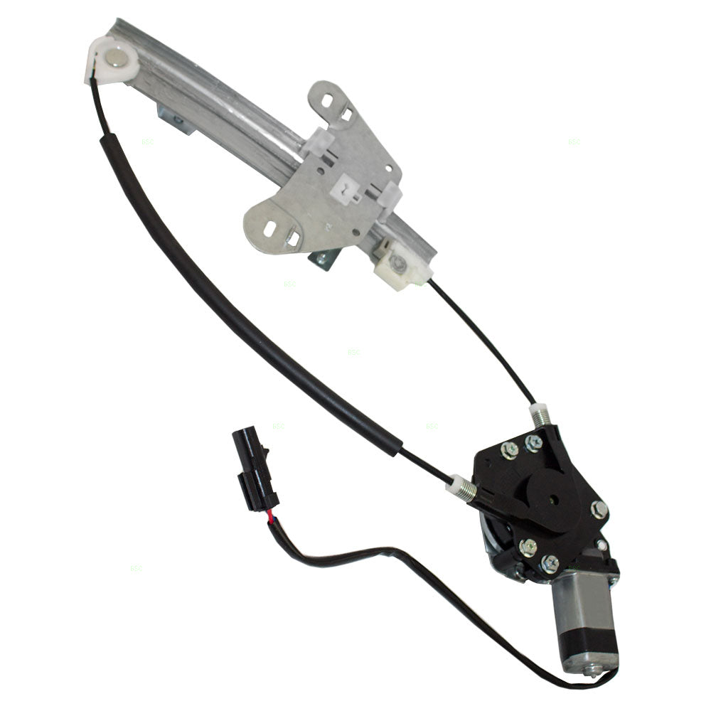 Driver Rear Power Window Lift Regulator with Motor Assembly Compatible with 2001-2006 Stratus Sebring Sedan 5016519AB