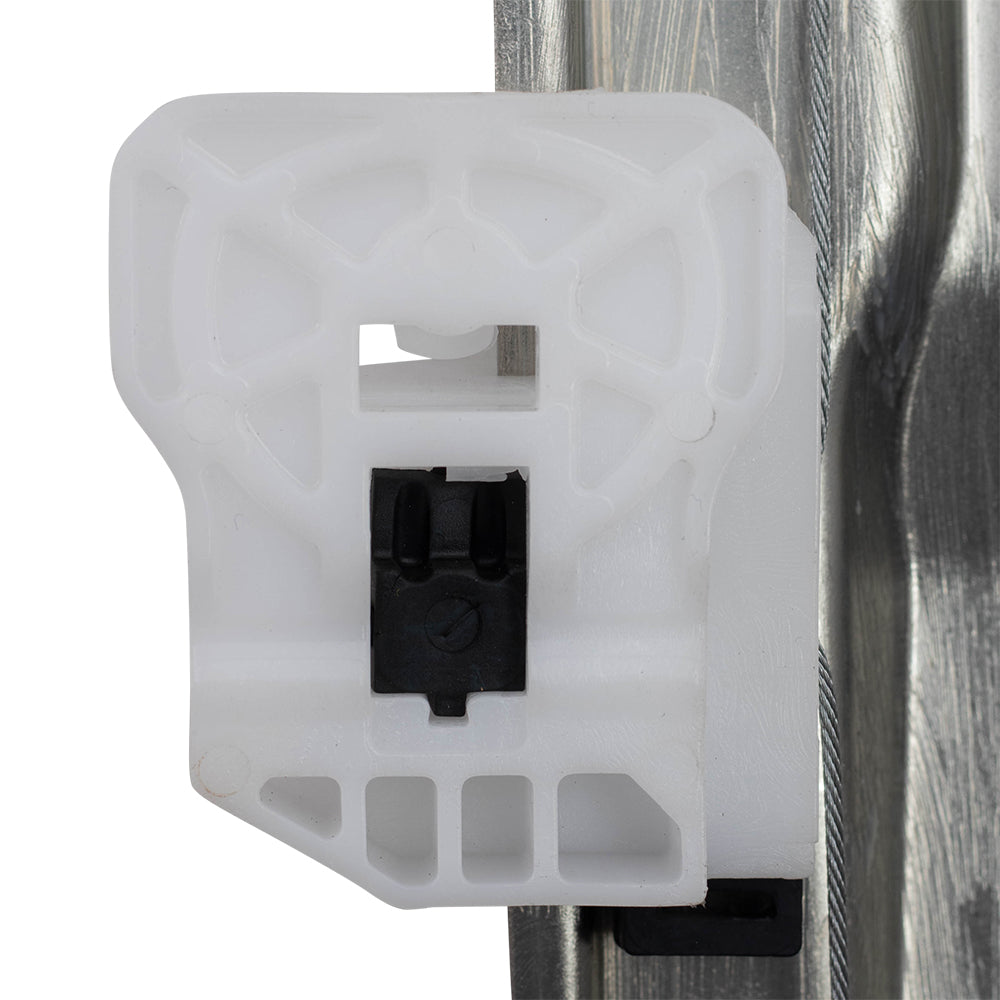 Passengers Front Power Window Lift Regulator with Motor 2 Pin Connector Compatible with 2011-2014 200 Sedan Avenger 68021446AA 68104204AA