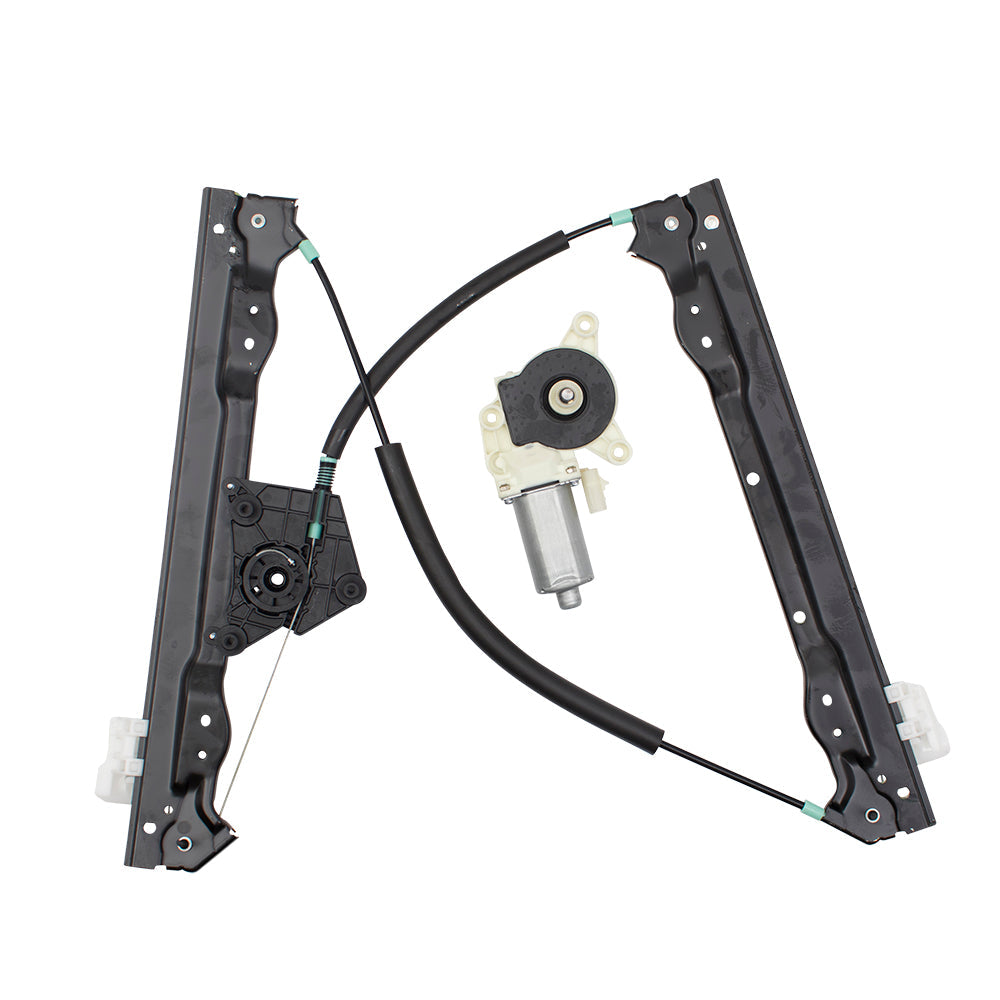 Driver Front Power Window Lift Regulator w/Motor 2 Pin Connector Assembly Compatible with 2008-2010 Avenger 68023491AA