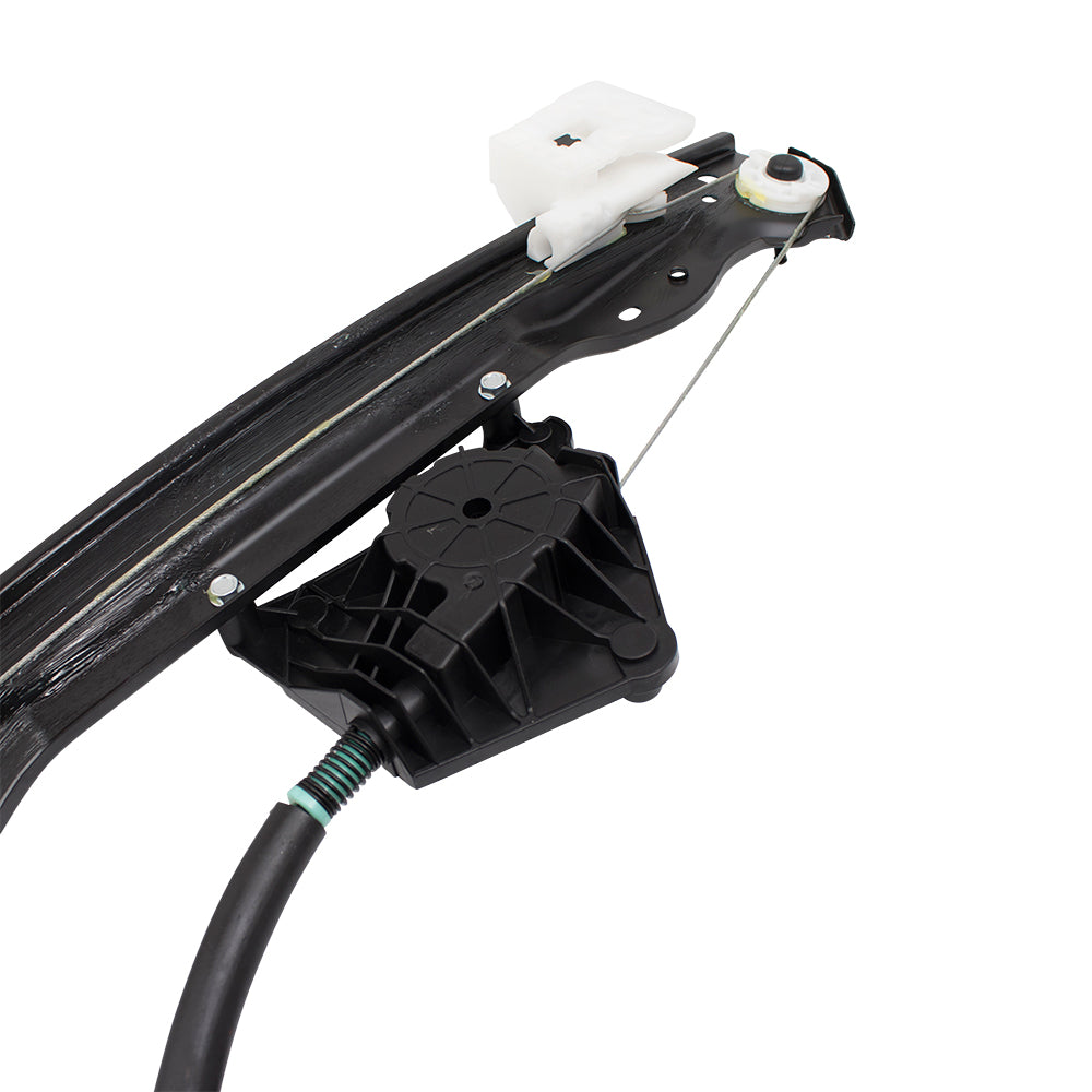 Driver Front Power Window Lift Regulator w/Motor 2 Pin Connector Assembly Compatible with 2008-2010 Avenger 68023491AA