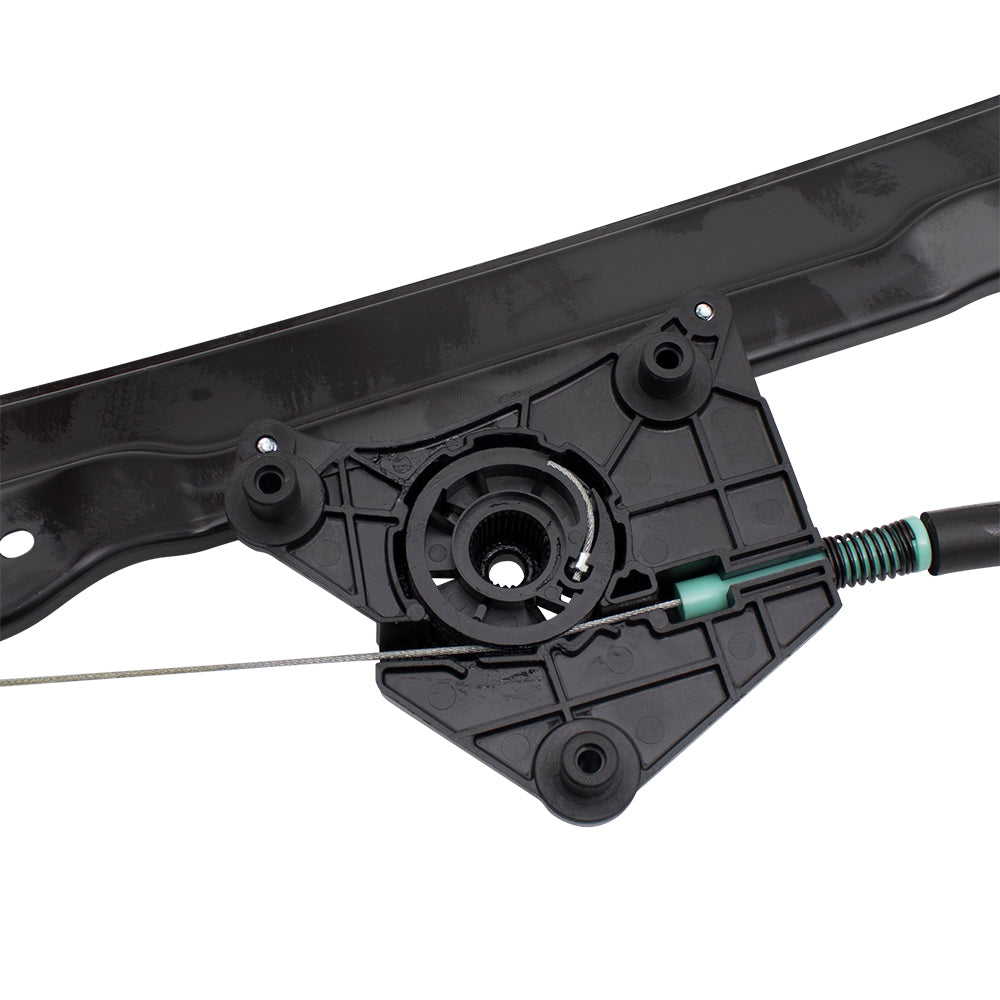 Driver Front Power Window Lift Regulator w/Motor 2 Pin Connector Assembly Compatible with 2008-2010 Avenger 68023491AA