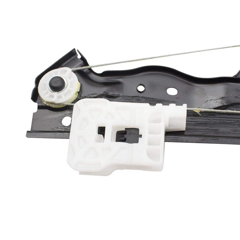 Driver Front Power Window Lift Regulator w/Motor 2 Pin Connector Assembly Compatible with 2008-2010 Avenger 68023491AA