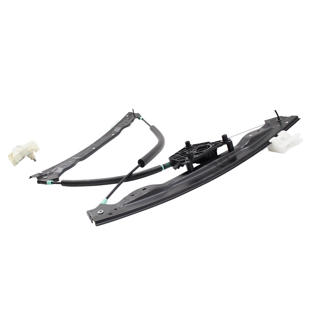 Driver Front Power Window Lift Regulator w/Motor 2 Pin Connector Assembly Compatible with 2008-2010 Avenger 68023491AA