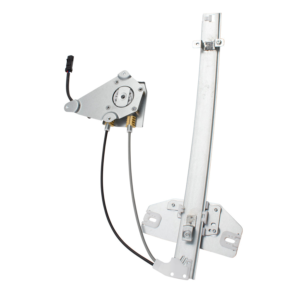 Pair Set Upgrade Style Front Power Window Regulators w/Motors Assemblies Compatible with 02-07 Liberty 55360031AB 55360030AG