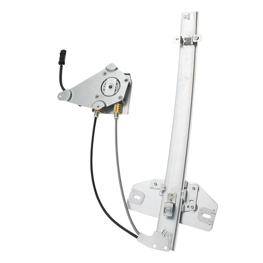 Pair Set Upgrade Style Front Power Window Regulators w/Motors Assemblies Compatible with 02-07 Liberty 55360031AB 55360030AG