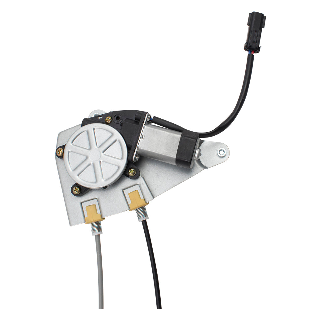 Pair Set Upgrade Style Front Power Window Regulators w/Motors Assemblies Compatible with 02-07 Liberty 55360031AB 55360030AG