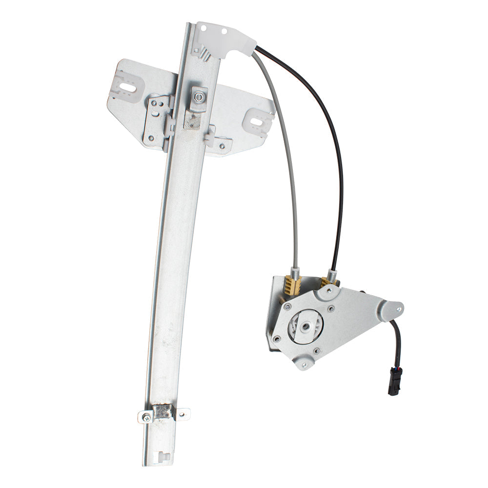 Driver Upgrade Style Front Power Window Regulator w/ Motor Assembly Compatible with 2002-2007 Liberty with Ball Stud Type Glass 55360031AB