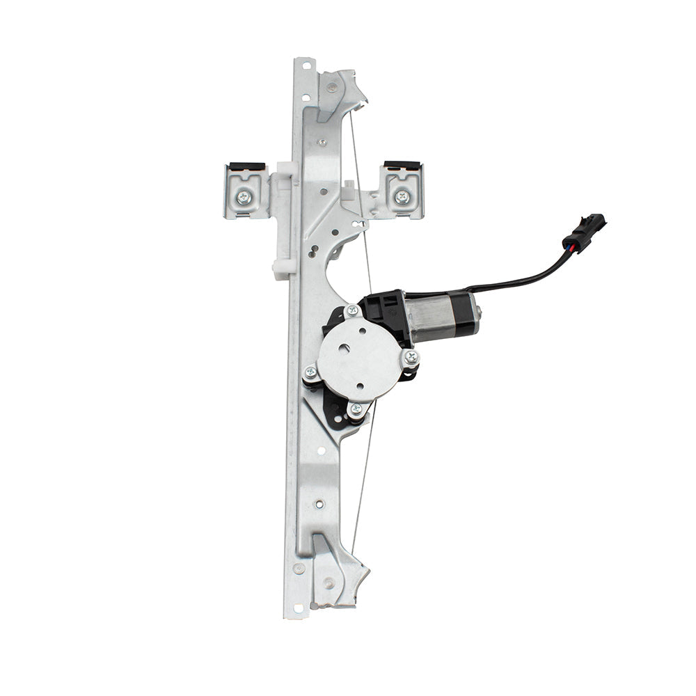 Driver Rear Power Window Lift Regulator w/ Motor Assembly Compatible with 2005-2010 Grand Cherokee 55394229AG 55394229AF