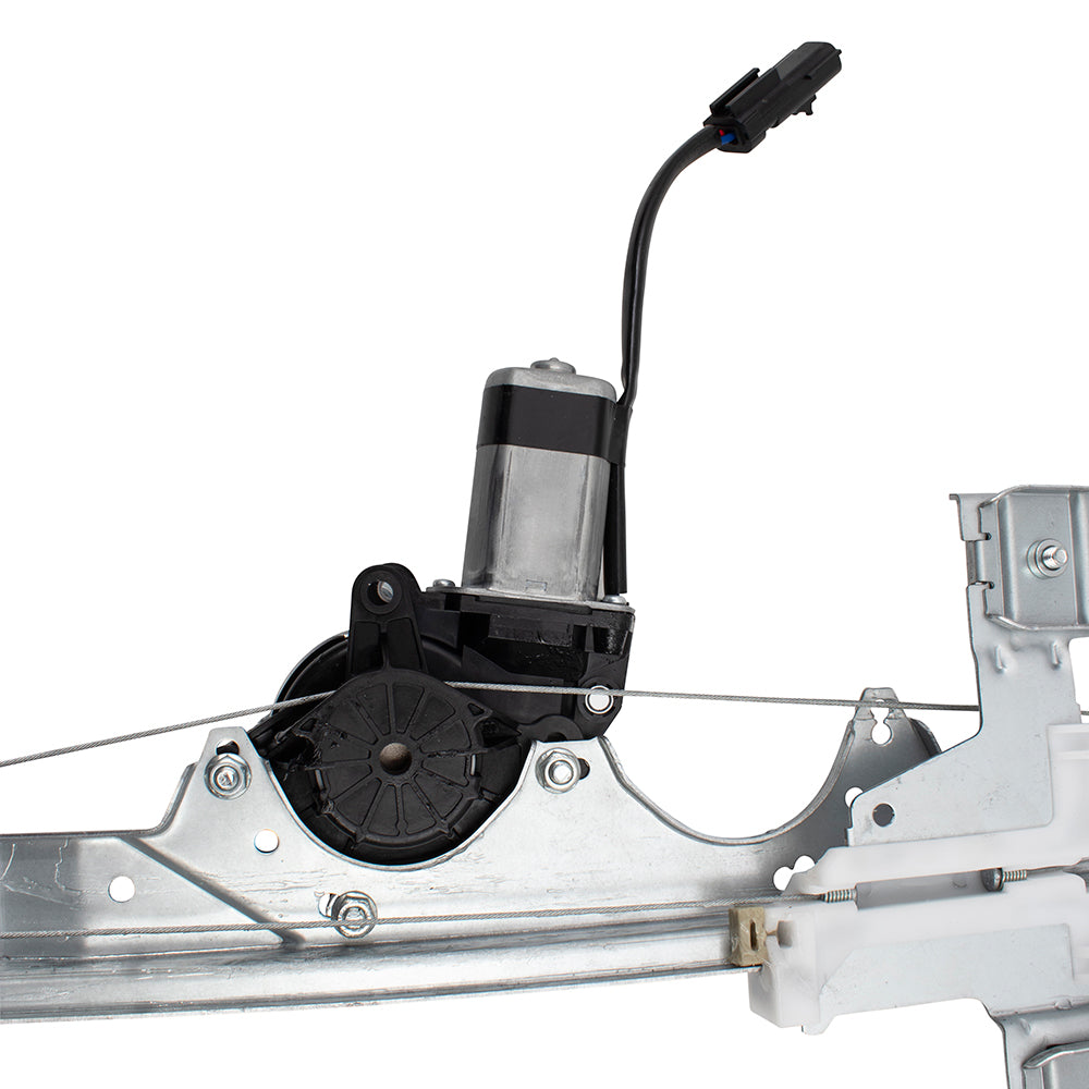 Driver Rear Power Window Lift Regulator w/ Motor Assembly Compatible with 2005-2010 Grand Cherokee 55394229AG 55394229AF