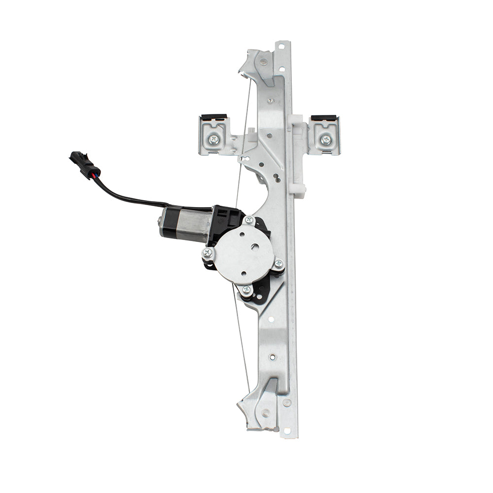 Passenger Rear Power Window Lift Regulator w/ Motor Assembly Compatible with 2005-2010 Grand Cherokee 55394228AG 55394228AF