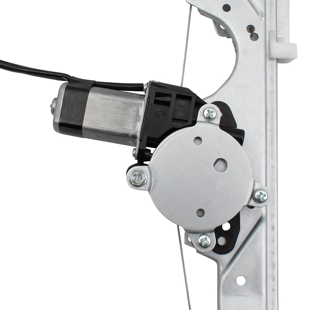 Passenger Rear Power Window Lift Regulator w/ Motor Assembly Compatible with 2005-2010 Grand Cherokee 55394228AG 55394228AF