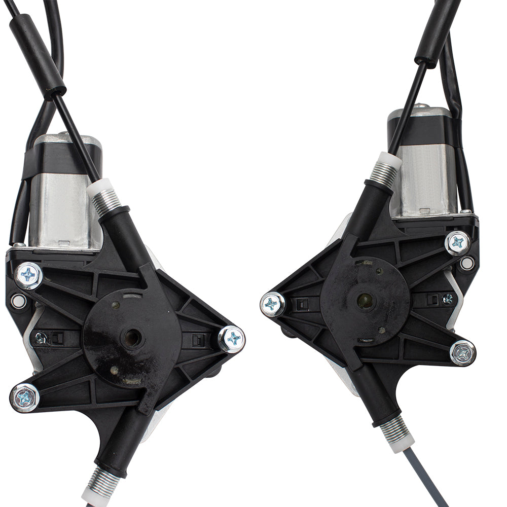 4 Pc Power Window Regulators & Motors Compatible with 2007-2017 Wrangler 2018 Wrangler JK