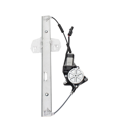 Pair Set Rear Power Window Lift Regulators w/ Motors Assemblies Compatible with 07-18 Wrangler 68014951AA 68014950AA