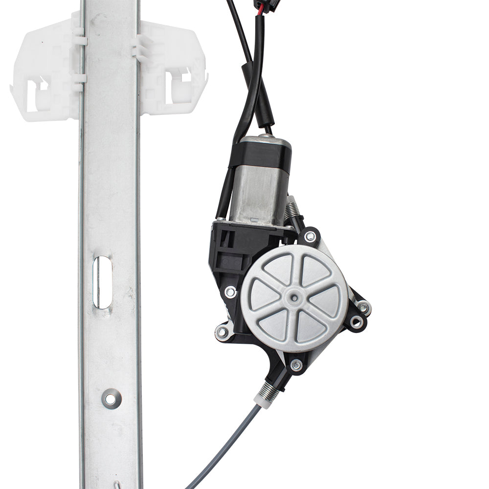 Pair Set Rear Power Window Lift Regulators w/ Motors Assemblies Compatible with 07-18 Wrangler 68014951AA 68014950AA