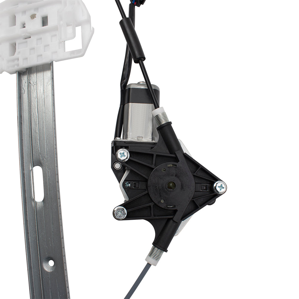 Driver Rear Power Window Lift Regulator w/ Motor Assembly Compatible with 2007-2018 Wrangler 68014951AA 68014953AA