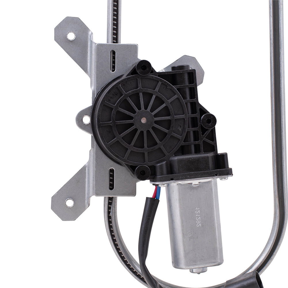 Front Driver Side Power Window Regulator with Motor Compatible with 2005-2020 Trucks