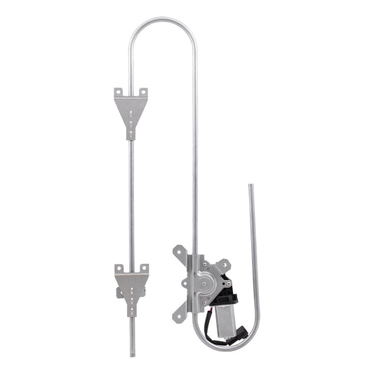 Front Passenger Side Power Window Regulator with Motor Compatible with 2005-2020 Trucks