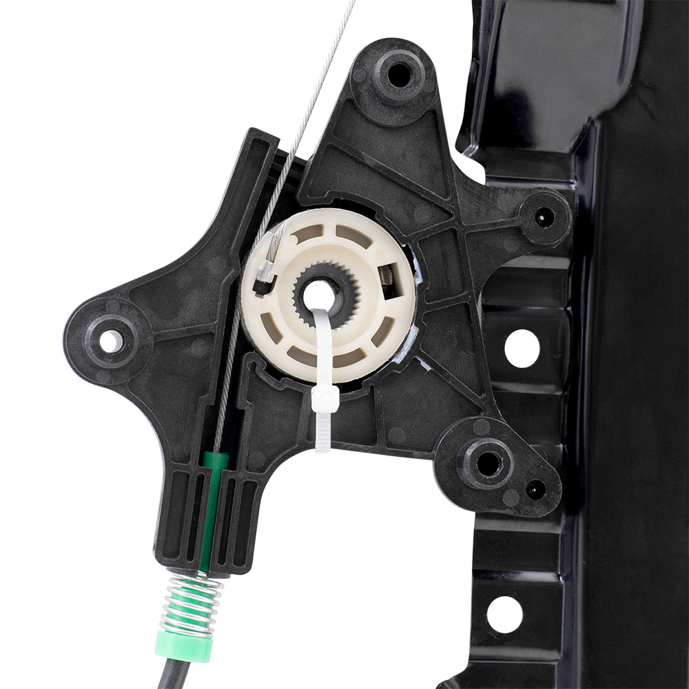 Part Rear Driver Side Power Window Regulator Without Motor Sliding Compatible with 2008-2019 Dodge Grand Caravan