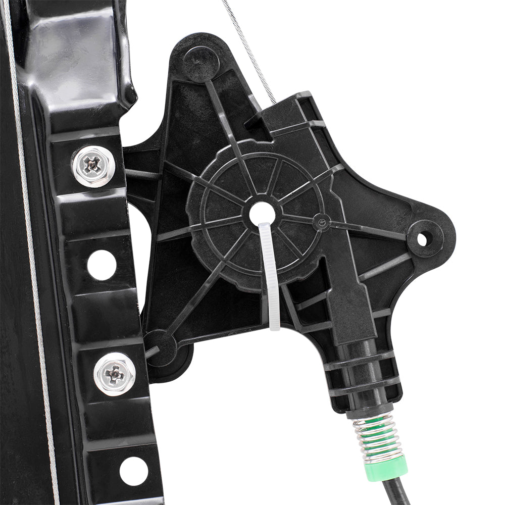 Part Rear Driver Side Power Window Regulator Without Motor Sliding Compatible with 2008-2019 Dodge Grand Caravan