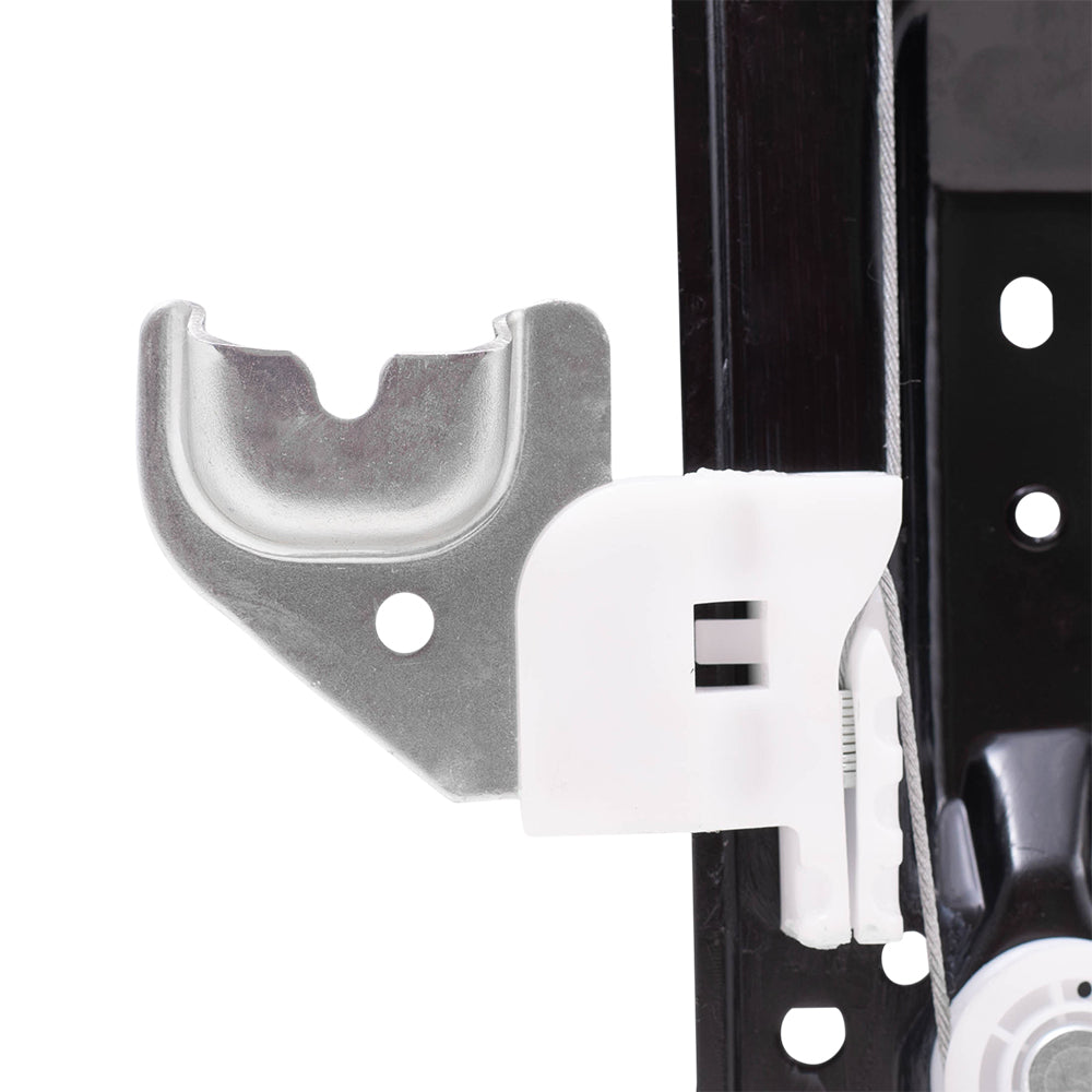 Part Rear Driver Side Power Window Regulator Without Motor Sliding Compatible with 2008-2019 Dodge Grand Caravan