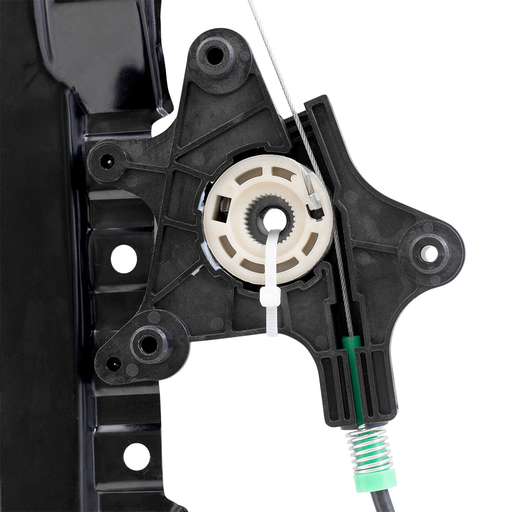 Part Rear Passenger Side Power Window Regulator Without Motor Sliding Compatible with 2008-2019 Dodge Grand Caravan