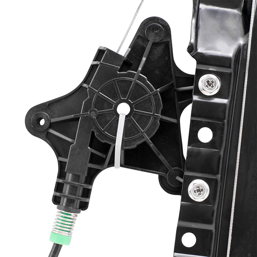 Part Rear Passenger Side Power Window Regulator Without Motor Sliding Compatible with 2008-2019 Dodge Grand Caravan