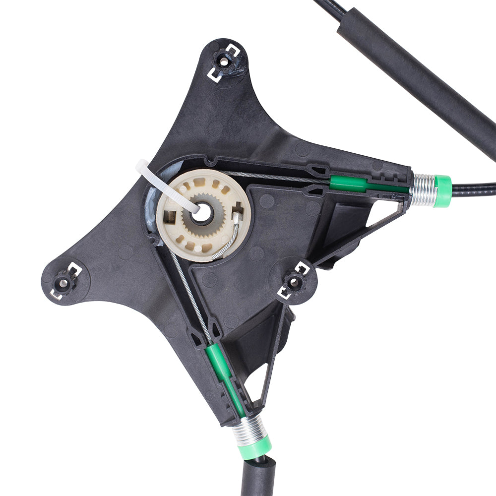 Rear Driver Side Power Window Regulator Without Motor Compatible with 2011-2023 Durango