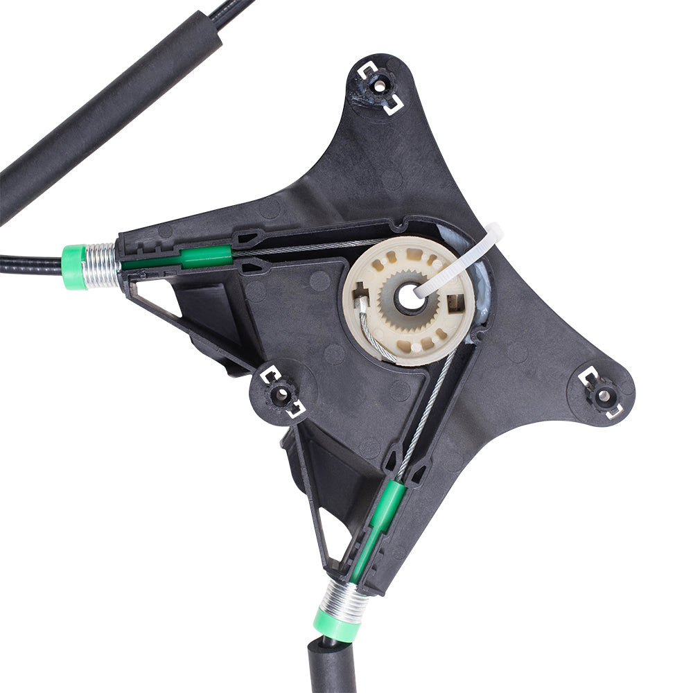 Rear Passenger Side Power Window Regulator Without Motor Compatible with 2011-2023 Durango