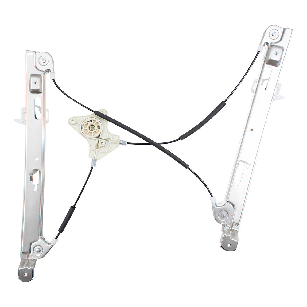 Front Passenger Right Power Window Regulator Without Motor Compatible with 2007-2017 Jeep Compass MK