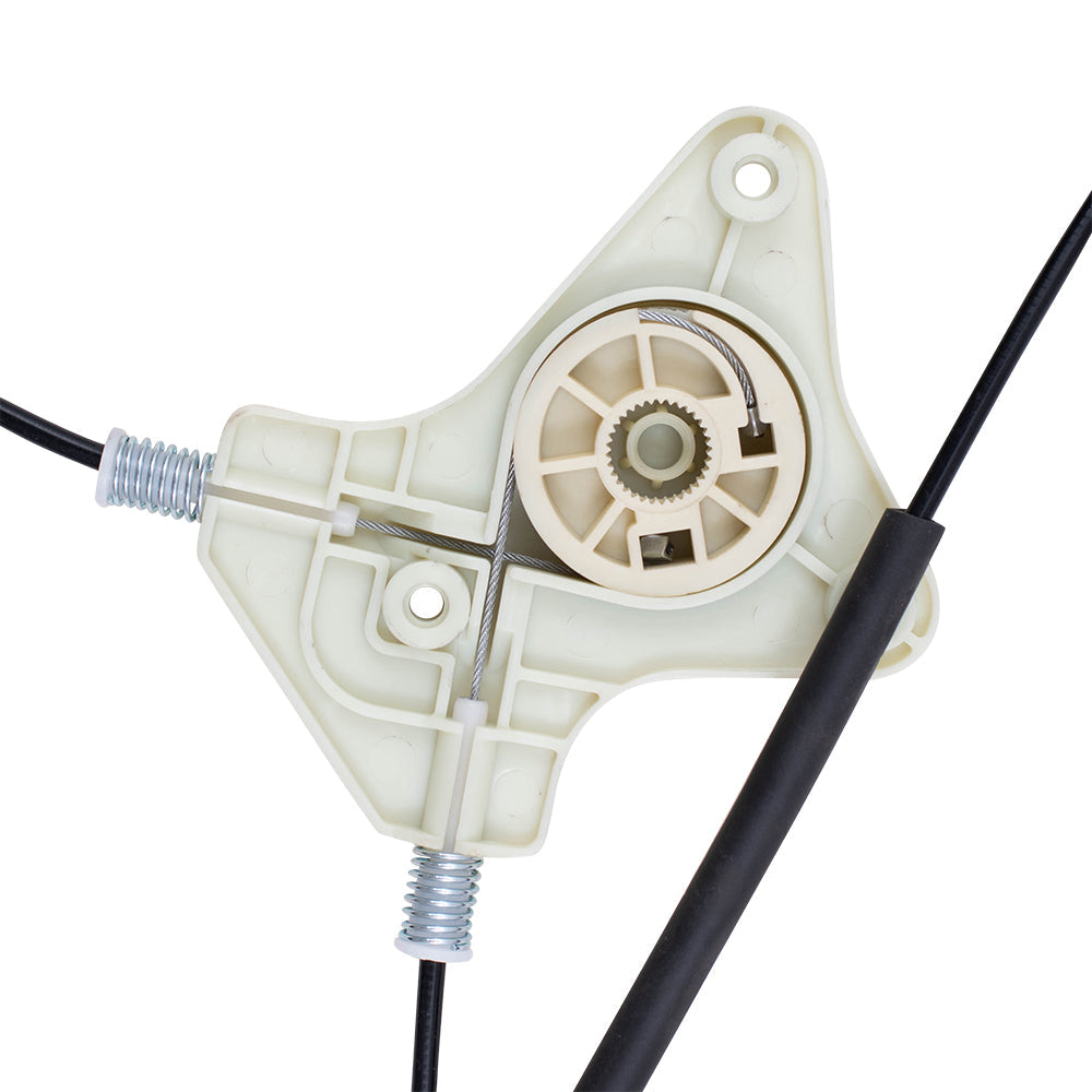 Front Passenger Right Power Window Regulator Without Motor Compatible with 2007-2017 Jeep Compass MK