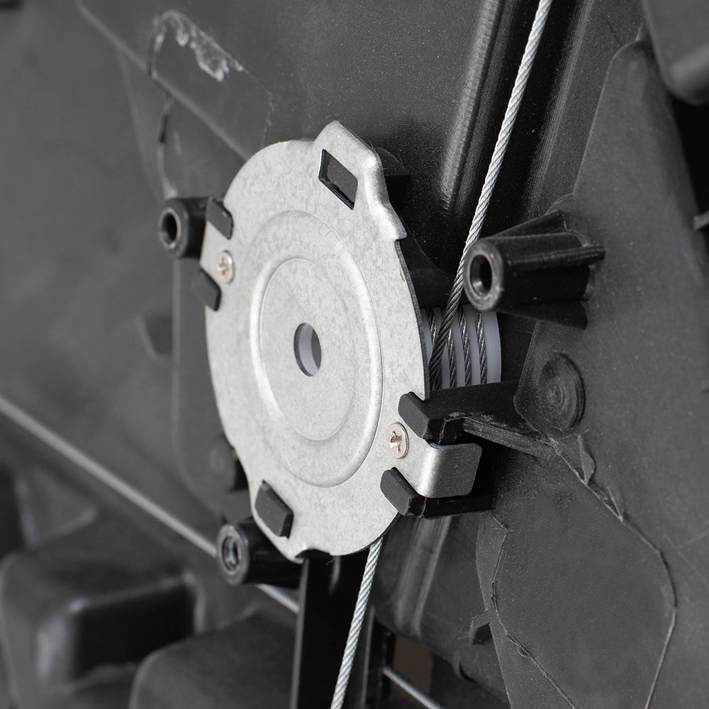 Front Driver and Passenger Side Power Window Regulators Without Motor Compatible with 2009-2012 1500 Crew/Quad Cab & 2010-2012 2500/3500 Crew/Mega Cab with Power Locks ONLY