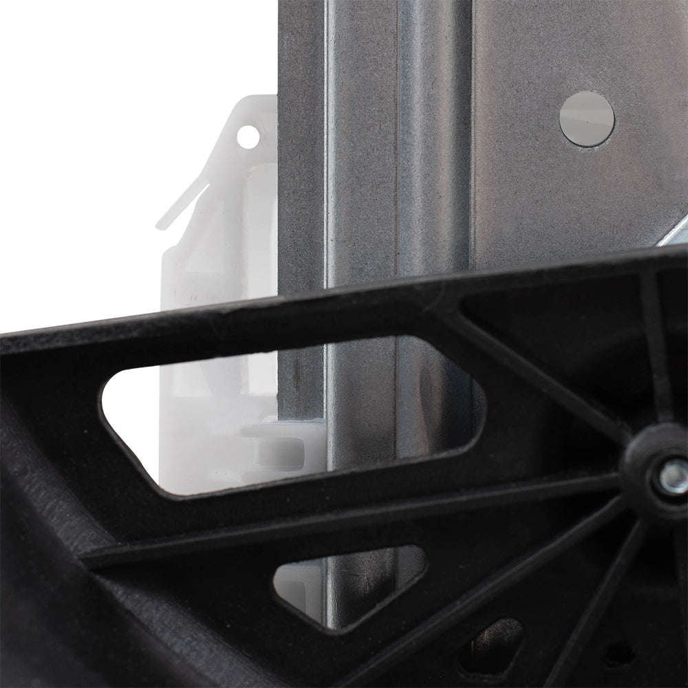 Front Driver and Passenger Side Power Window Regulators Without Motor Compatible with 2009-2012 1500 Crew/Quad Cab & 2010-2012 2500/3500 Crew/Mega Cab with Power Locks ONLY